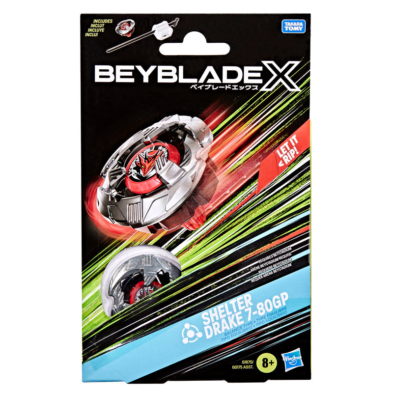 Beyblade X Shelter Drake 7-80GP BX Starter Pack - Collectables > Action Figures > toys -  Hasbro