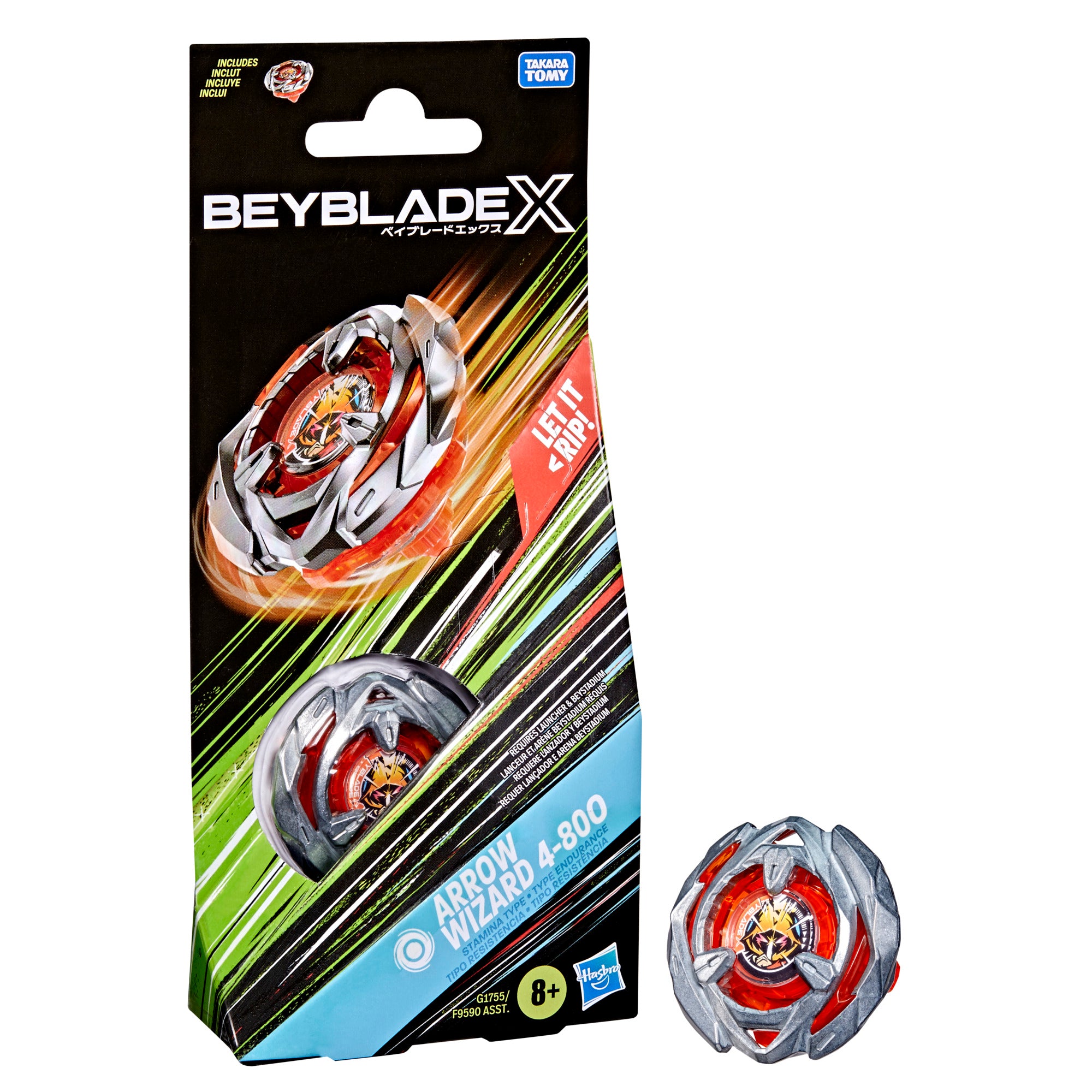 Beyblade X Arrow Wizard 4-80O Booster Pack — Toy Snowman