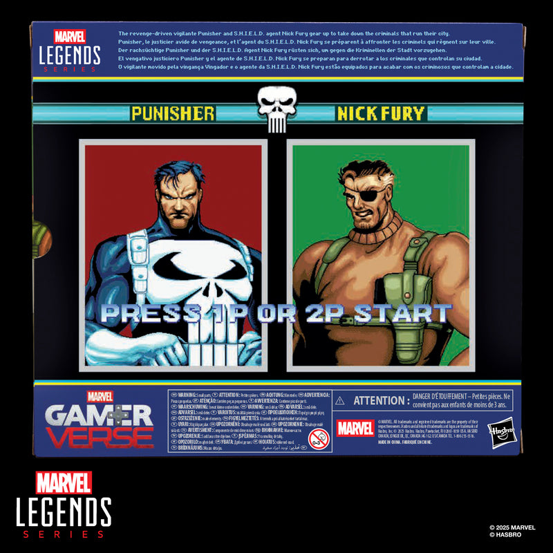 Marvel Legends Series Gamerverse Punisher and Nick Fury (Preorder Dec 2025) - Collectables > Action Figures > toy -  Hasbro