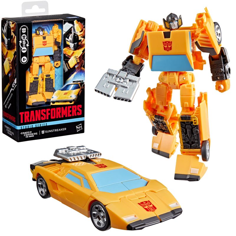 Transformers Studio Series The Transformers: The Movie Deluxe Class Sunstreaker (Preorder May 2026)