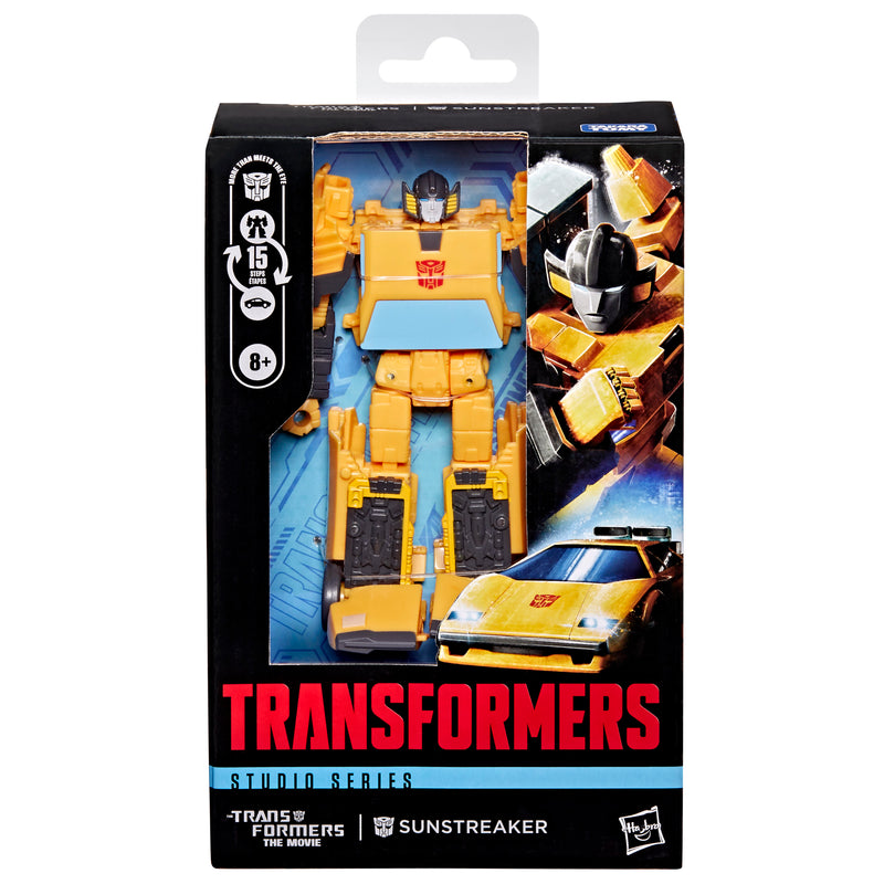 Transformers Studio Series The Transformers: The Movie Deluxe Class Sunstreaker (Preorder May 2026)