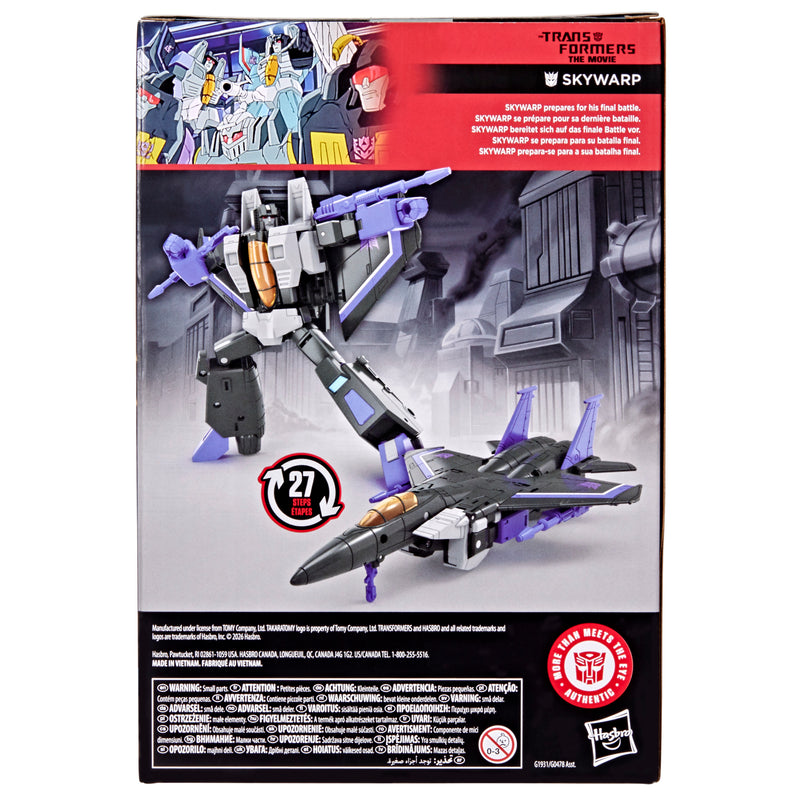 The Transformers: The Movie Voyager Class Skywarp (Preorder Aug 2026)