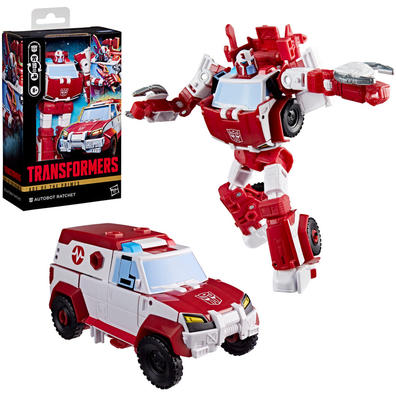 Transformers Age of the Primes Deluxe Class Autobot Ratchet (Preorder May 2026)