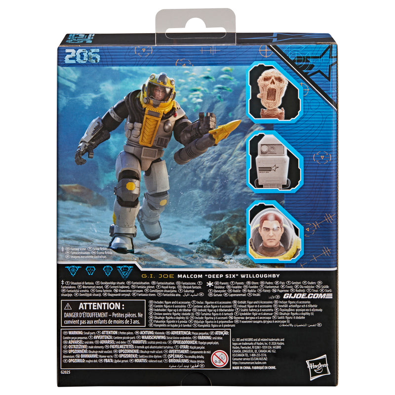 G.I. Joe Classified Series #206 Malcom "Deep Six" Willoughby (Preorder Oct 2026)