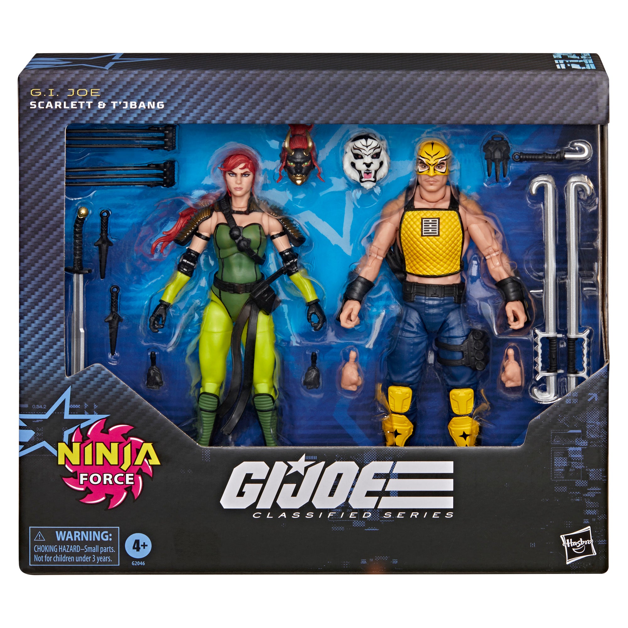 G.I. Joe Classified Series #212 Ninja Force Scarlett and T'Jbang