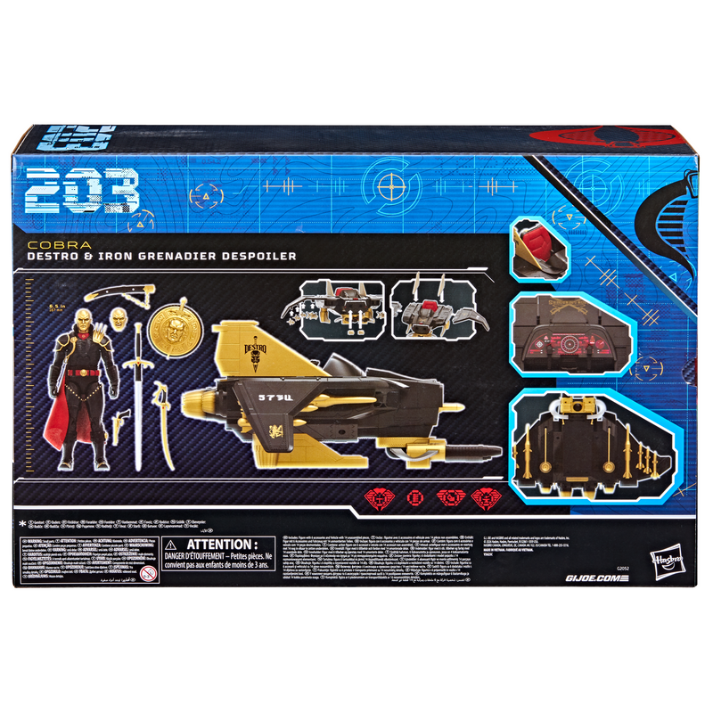 G.I. Joe Classified Series #203 Destro & Iron Grenadier Despoiler - Exclusive (Preorder Jul 2026) - Collectables > Action Figures > toys -  Hasbro