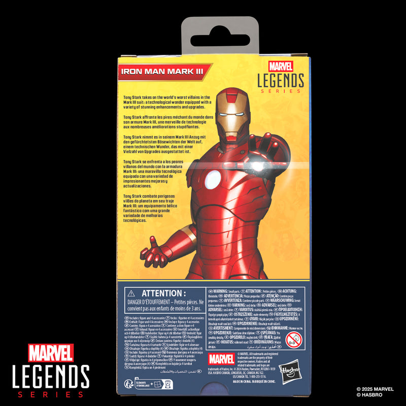 Marvel Legends Series Iron Man Mark III (Preorder Q2 2026) - Collectables > Action Figures > toys -  Hasbro