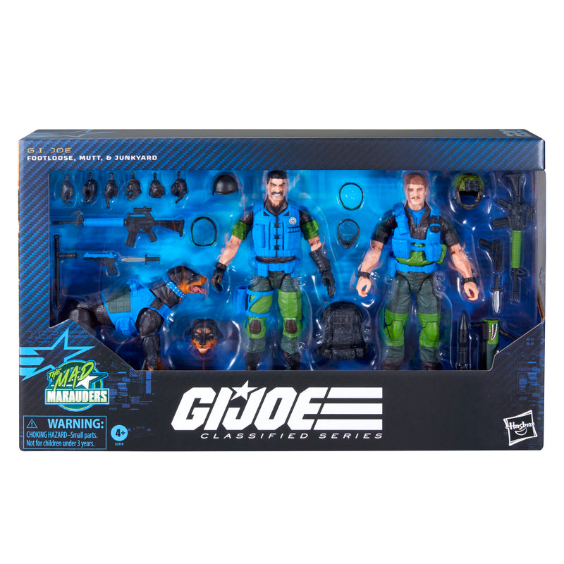 G.I. Joe Classified Series #220, Mad Marauders Footloose, Mutt, & Junkyard (Preorder Nov 2026)