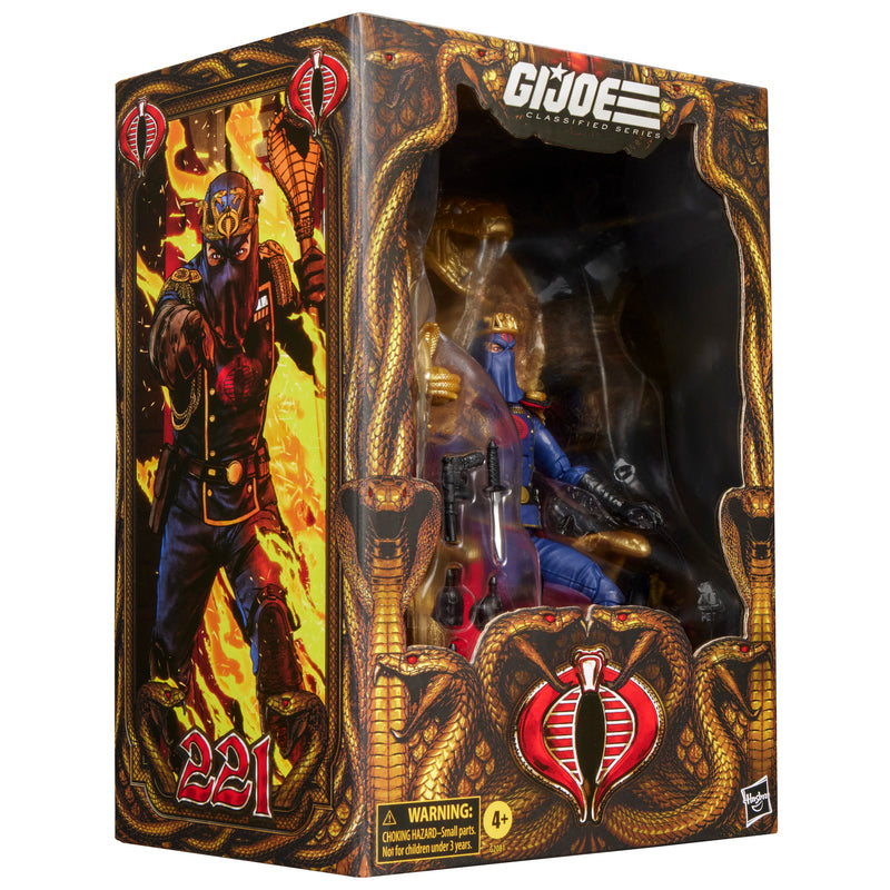 G.I. Joe Classified Series #221 Cobra Commander in dress uniform & throne (Preorder Nov 2026)