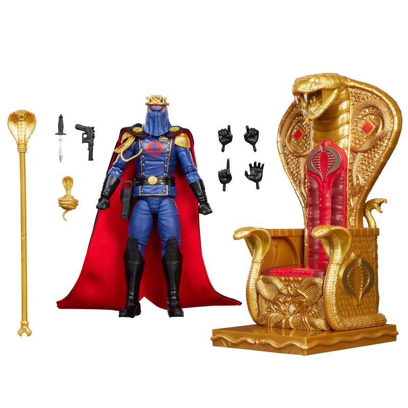 G.I. Joe Classified Series #221 Cobra Commander in dress uniform & throne (Preorder Nov 2026)
