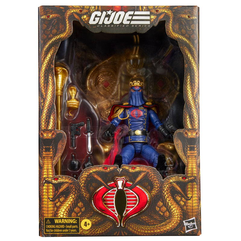 G.I. Joe Classified Series #221 Cobra Commander in dress uniform & throne (Preorder Nov 2026)