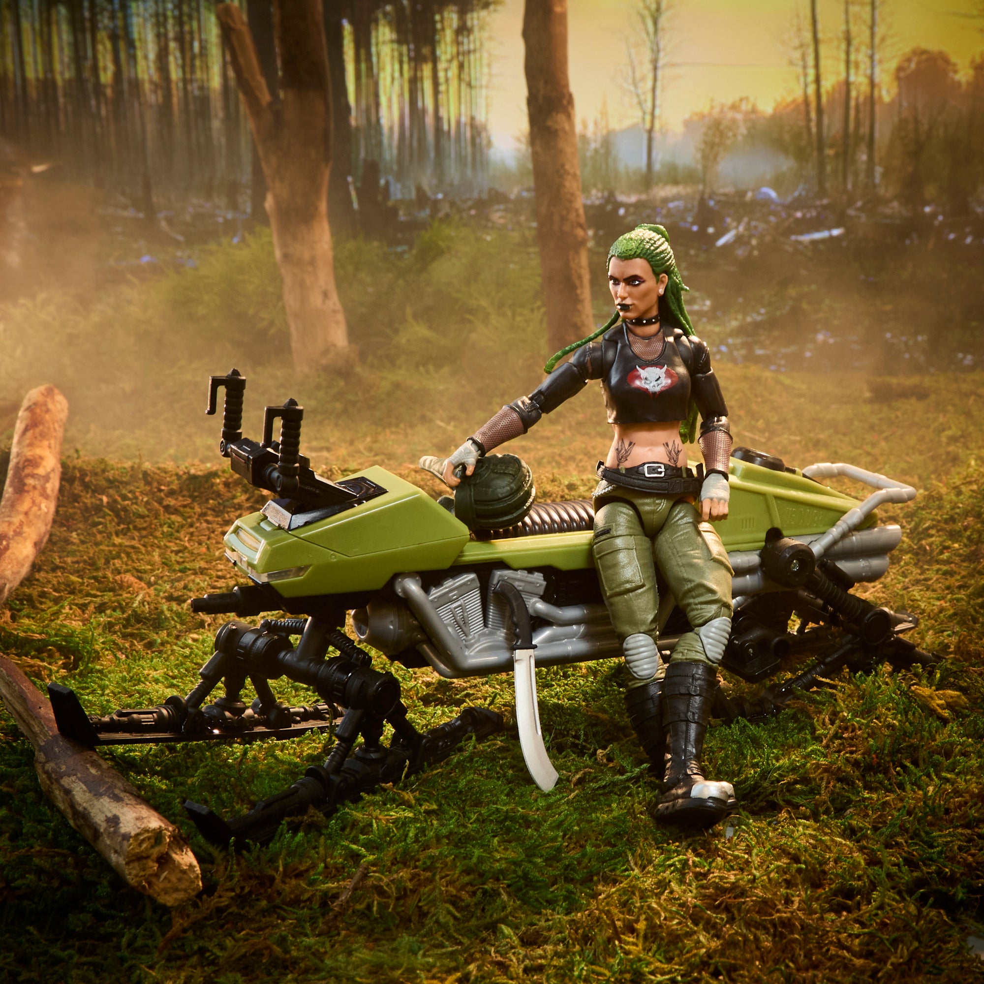 G.I. Joe Classified Series #194 Zanya and Dreadnok Chameleon