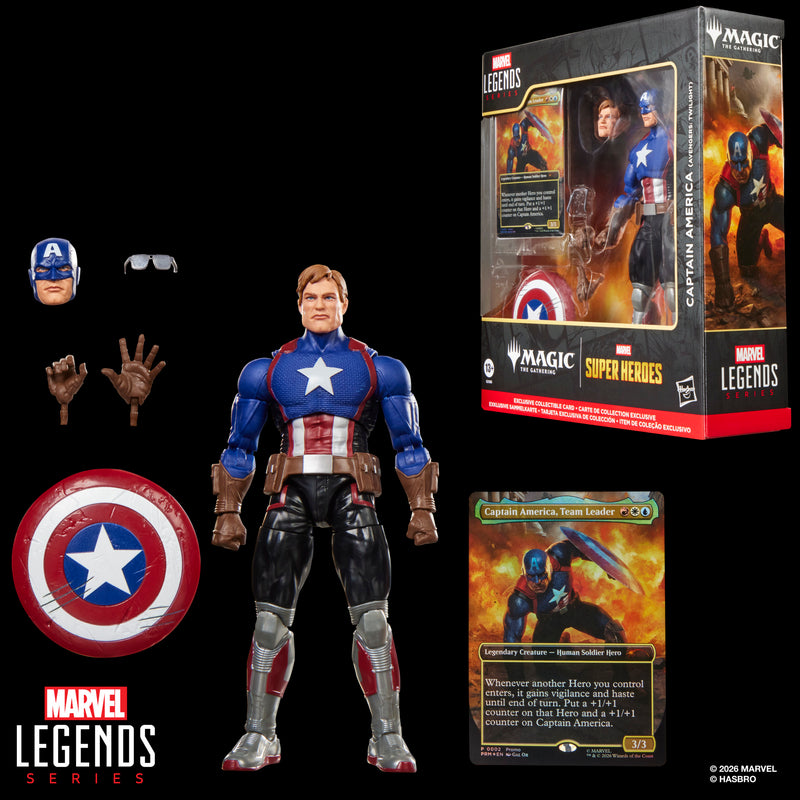 Marvel Legends Series Marvel Super Heroes Magic: The Gathering Captain America (Avengers: Twilight) (Preorder Oct 2026)