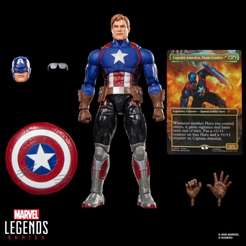 Marvel Legends Series Marvel Super Heroes Magic: The Gathering Captain America (Avengers: Twilight) (Preorder Oct 2026)
