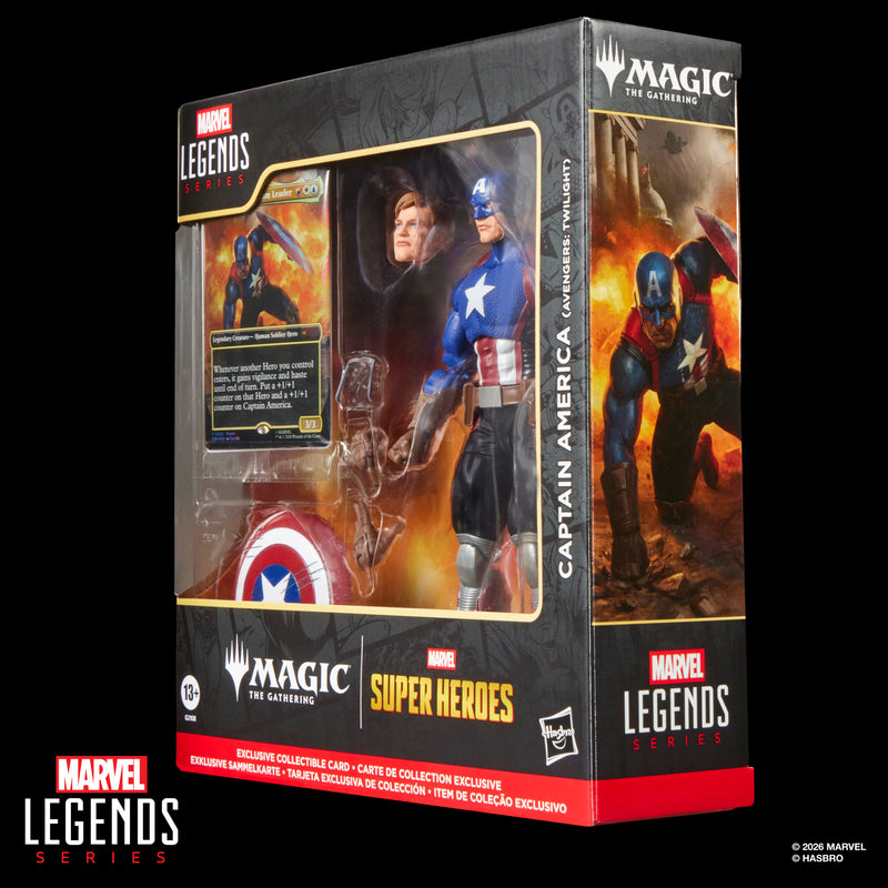 Marvel Legends Series Marvel Super Heroes Magic: The Gathering Captain America (Avengers: Twilight) (Preorder Oct 2026)