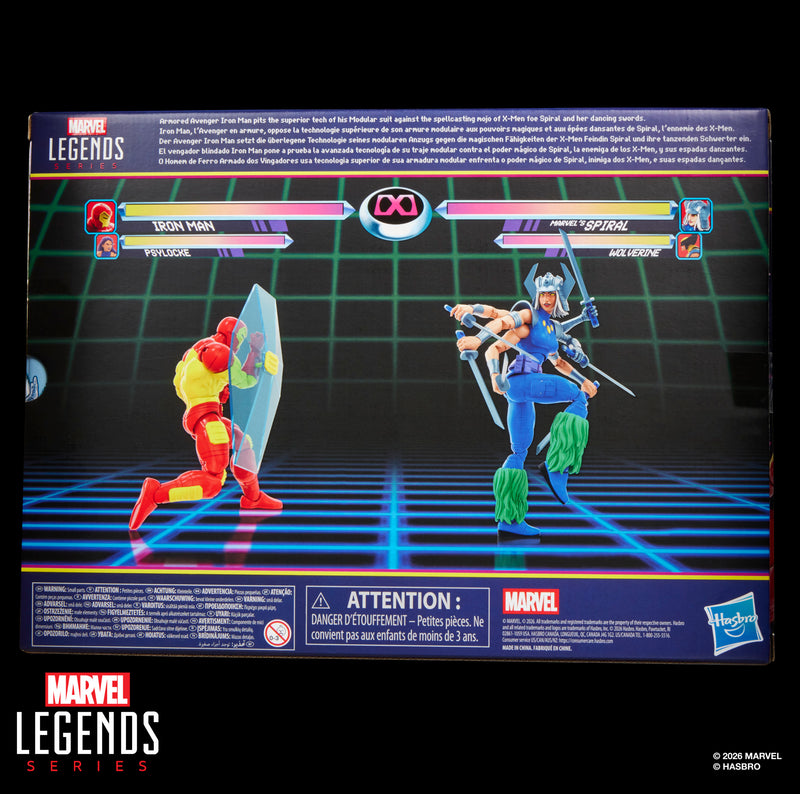 Marvel Legends Series Marvel Games Iron Man vs Marvel's Spiral (Preorder Nov 2026)