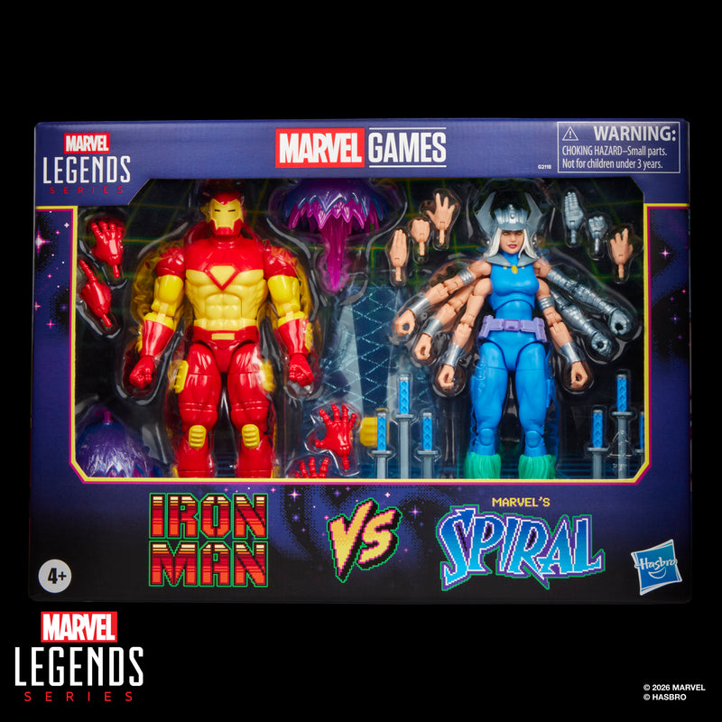 Marvel Legends Series Marvel Games Iron Man vs Marvel's Spiral (Preorder Nov 2026)
