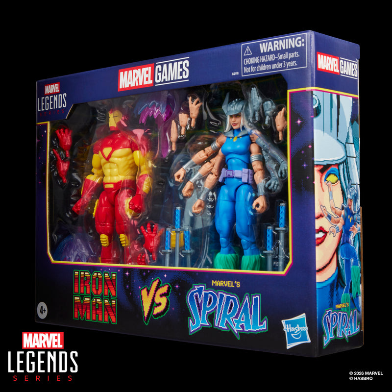Marvel Legends Series Marvel Games Iron Man vs Marvel's Spiral (Preorder Nov 2026)