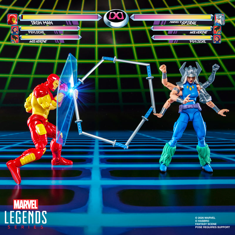 Marvel Legends Series Marvel Games Iron Man vs Marvel's Spiral (Preorder Nov 2026)