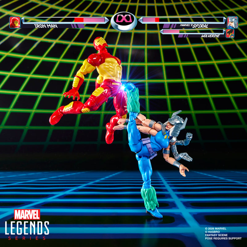 Marvel Legends Series Marvel Games Iron Man vs Marvel's Spiral (Preorder Nov 2026)