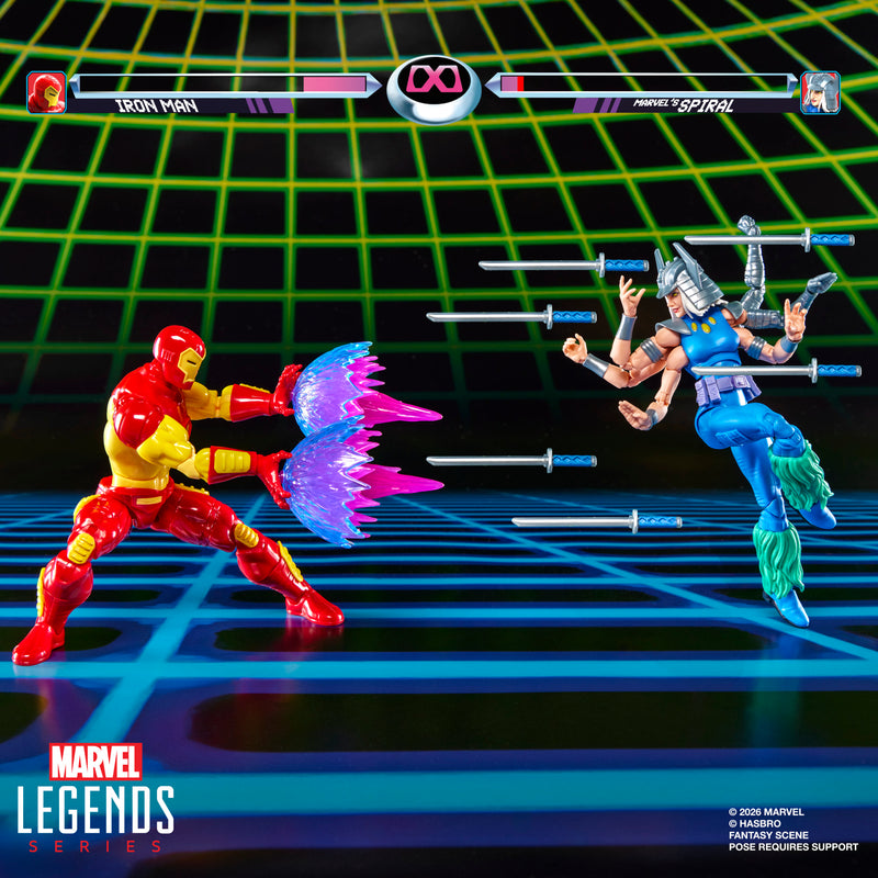 Marvel Legends Series Marvel Games Iron Man vs Marvel's Spiral (Preorder Nov 2026)