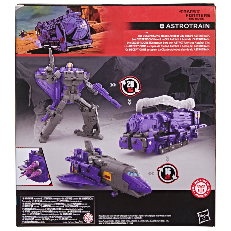 The Transformers: The Movie Leader Class Astrotrain (Preorder Jun 2026)