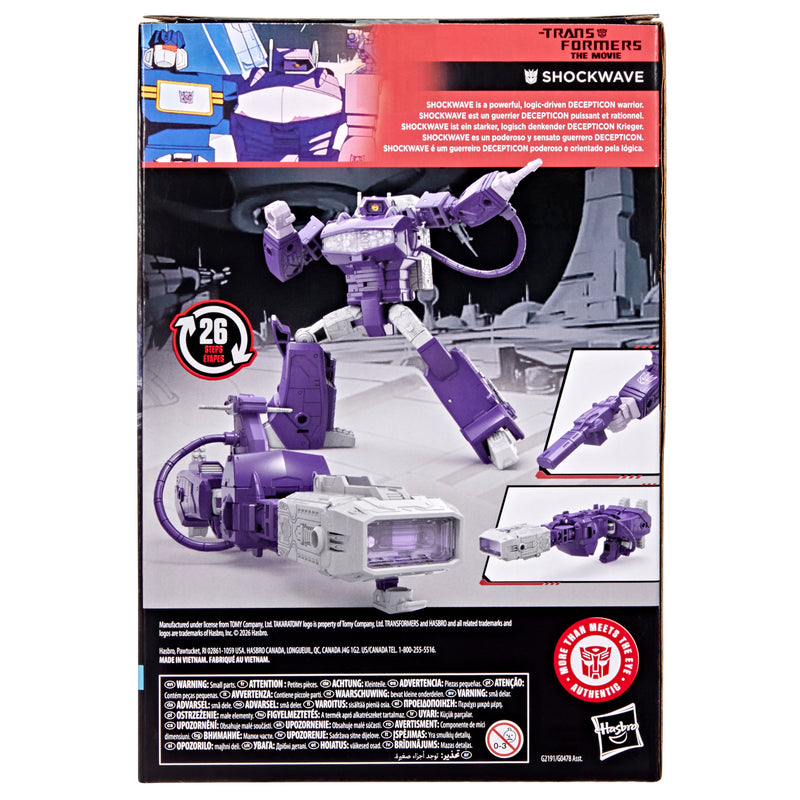 The Transformers: The Movie Voyager Class Shockwave (Preorder Sep 2026)