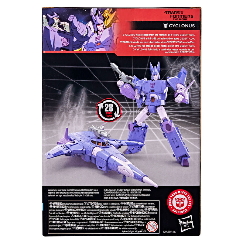 Transformers Studio Series The Transformers: The Movie Voyager Class Cyclonus (Preorder Oct 2026) - Collectables > Action Figures > toys -  Hasbro