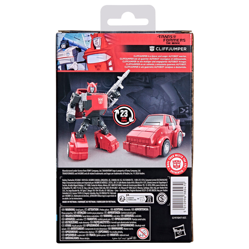 Transformers Studio Series The Transformers: The Movie Deluxe Class Cliffjumper (Preorder Oct 2026) - Collectables > Action Figures > toys -  Hasbro