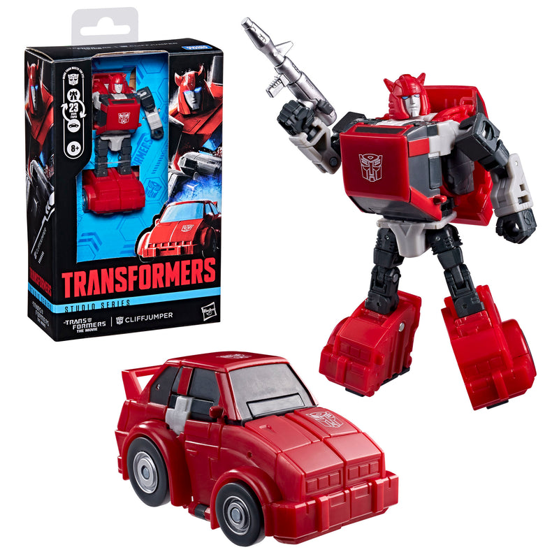 Transformers Studio Series The Transformers: The Movie Deluxe Class Cliffjumper (Preorder Oct 2026) - Collectables > Action Figures > toys -  Hasbro