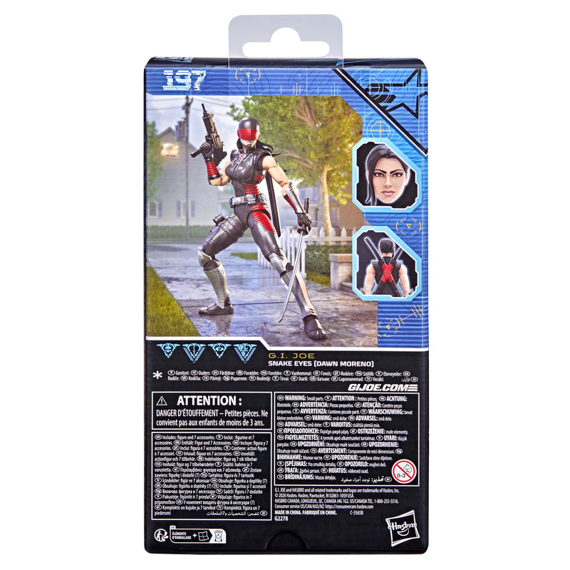 G.I. Joe Classified Series #197 Snake Eyes (Dawn Moreno) (Preorder Jul 2026) - Collectables > Action Figures > toys -  Hasbro