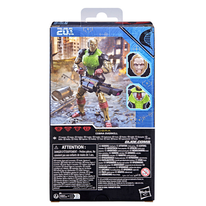 G.I. Joe Classified Series #201 Cobra Overkill (Preorder Jul 2026)