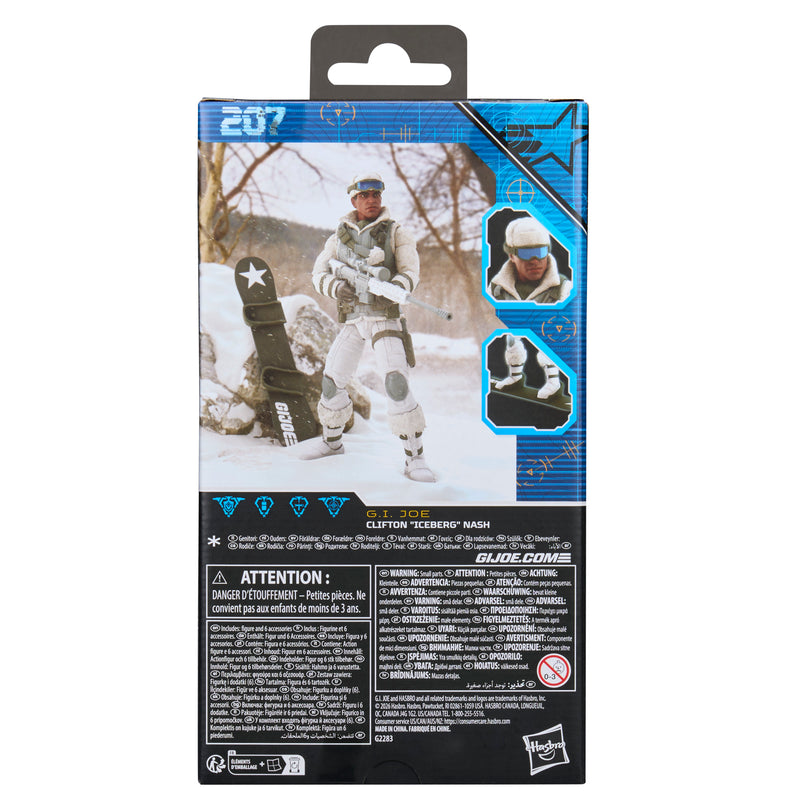 G.I. Joe Classified Series #207 Clifton "Iceberg" Nash (Preorder Nov 2026)