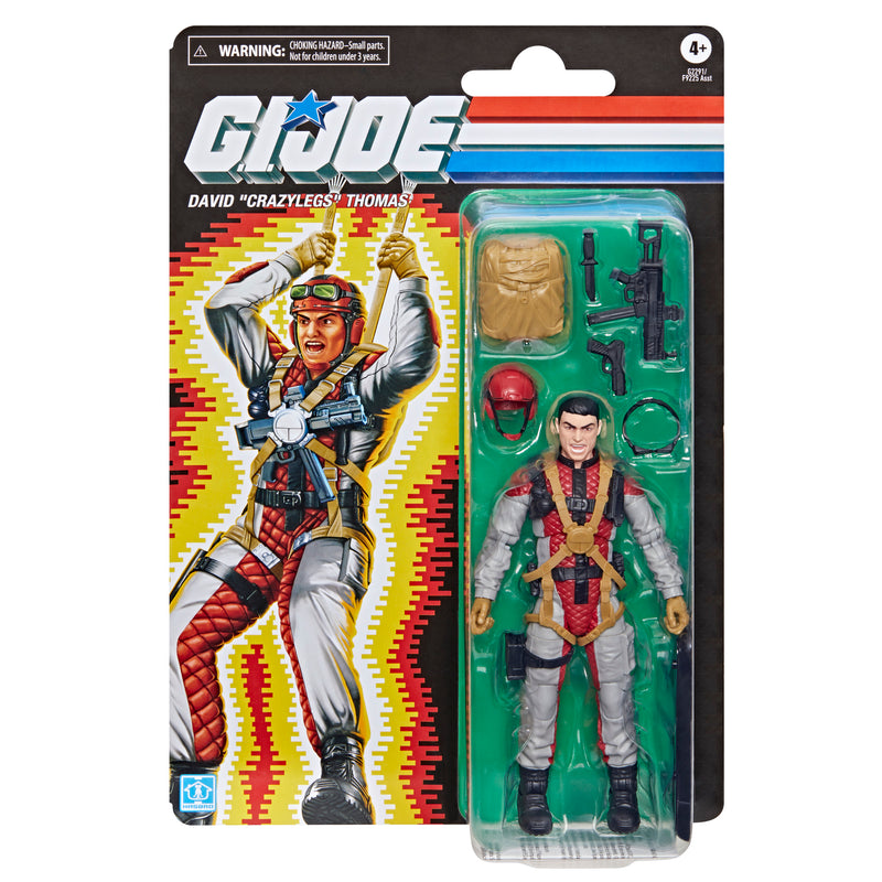 G.I. Joe Classified Series Retro Cardback David “Crazylegs” Thomas (Preorder May 2026) - Collectables > Action Figures > toys -  Hasbro
