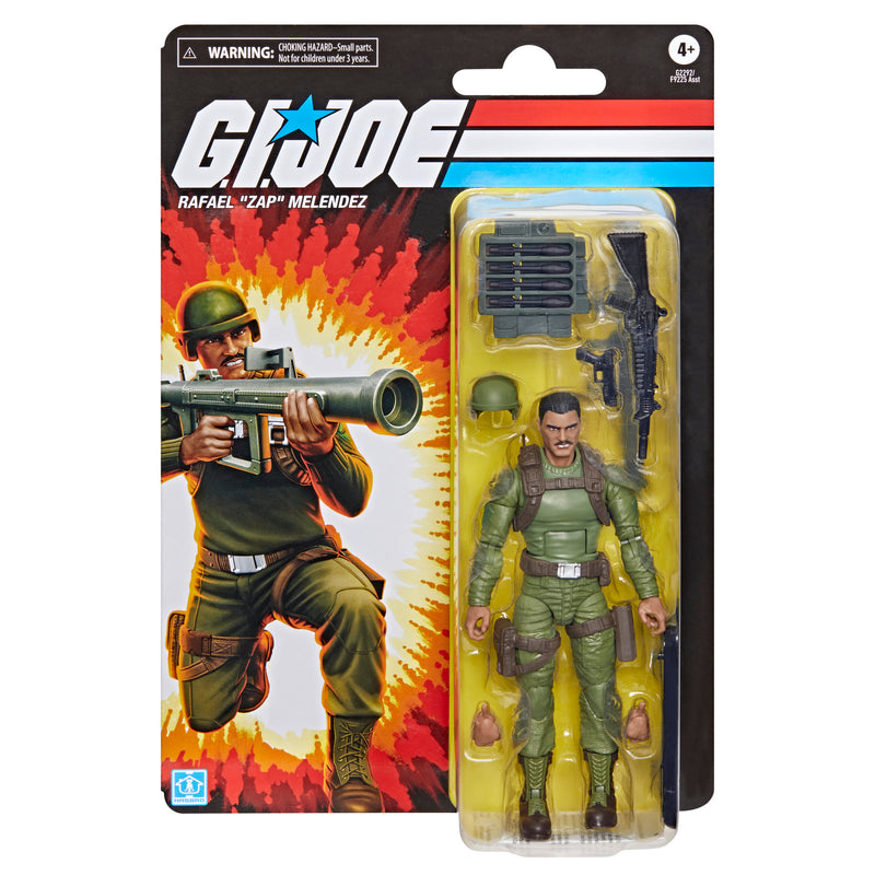 G.I. Joe Classified Series Retro Cardback Rafael “Zap” Melendez (Preorder May 2026) - Collectables > Action Figures > toys -  Hasbro