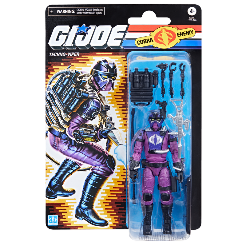 G.I. Joe Classified Series Retro Cardback Techno-Viper (Preorder Jul 2026) - Collectables > Action Figures > toys -  Hasbro