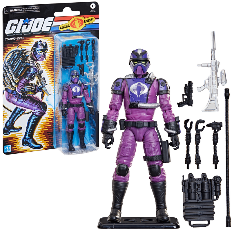 G.I. Joe Classified Series Retro Cardback Techno-Viper (Preorder Jul 2026) - Collectables > Action Figures > toys -  Hasbro