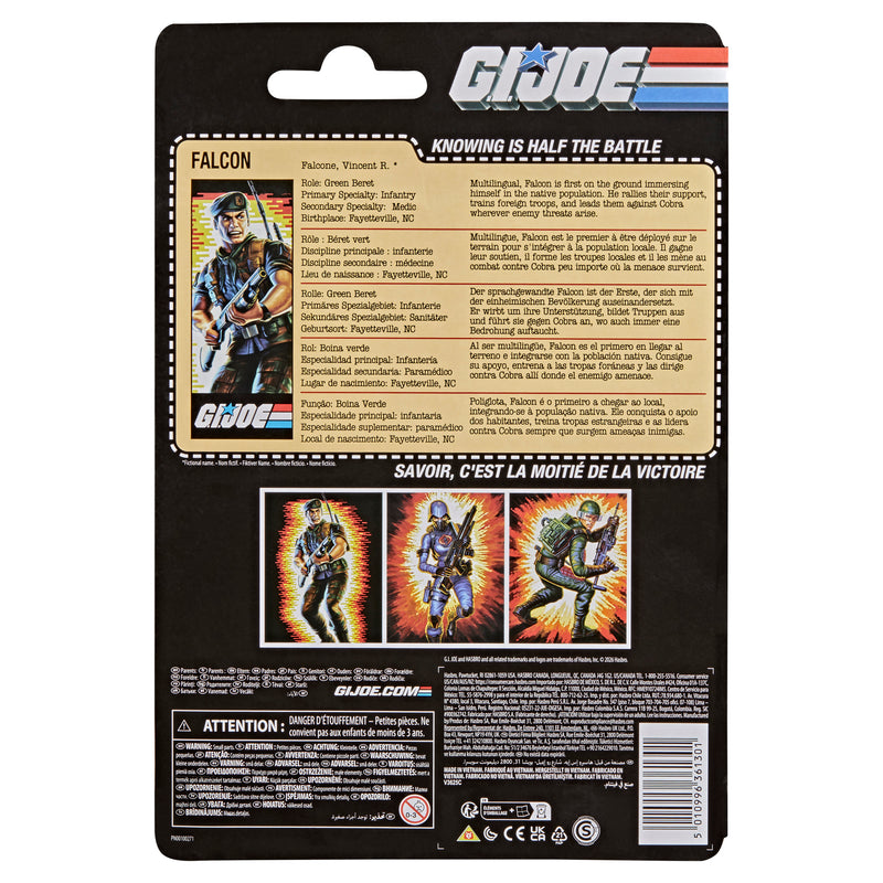 G.I. Joe Classified Series Retro Cardback Vincent R. "Falcon" Falcone (Preorder Nov 2026)