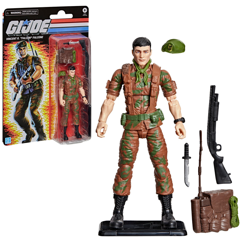 G.I. Joe Classified Series Retro Cardback Vincent R. "Falcon" Falcone (Preorder Nov 2026)