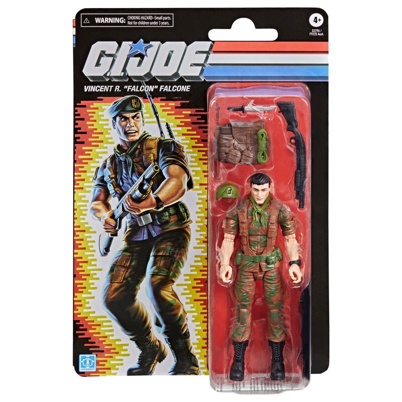 G.I. Joe Classified Series Retro Cardback Vincent R. "Falcon" Falcone (Preorder Nov 2026)