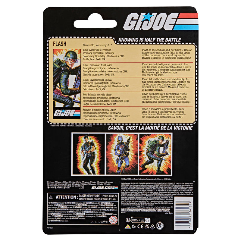 G.I. Joe Classified Series Retro Cardback Anthony "Flash" Gambello (Preorder Nov 2026)