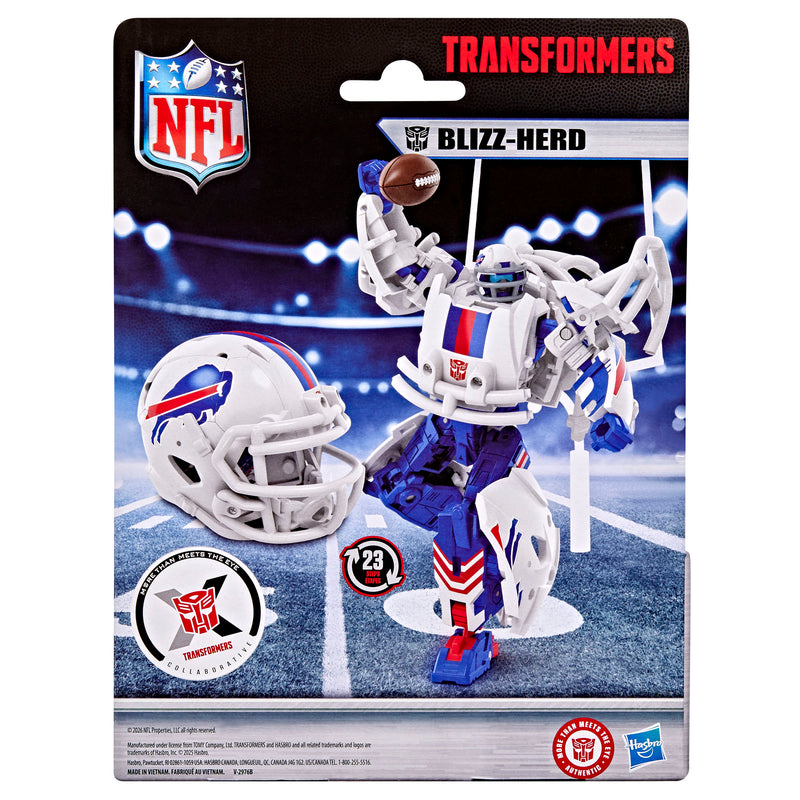 Transformers NFL Buffalo Bills Blizz-herd (Preorder Aug 2026) - Collectables > Action Figures > toys -  Hasbro