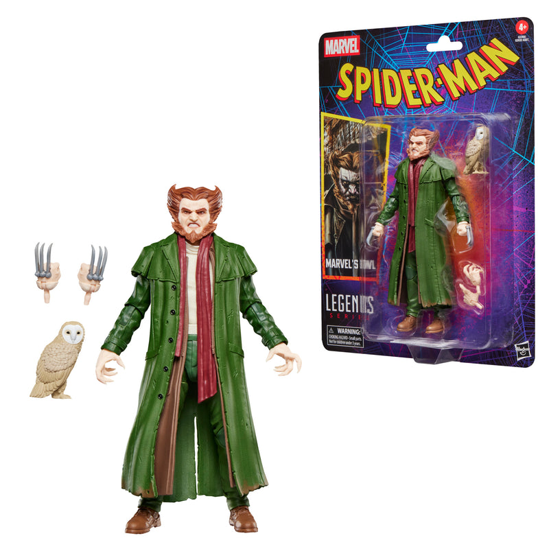 Marvel Legends Series - Retro Cardback Spider-man - Owl ( Preorder Feb 2026) - Collectables > Action Figures > toys -  Hasbro