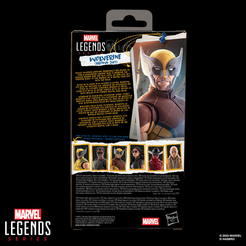 Marvel Legends Series Wolverine (Brown Suit) (Preorder Q2 2026)