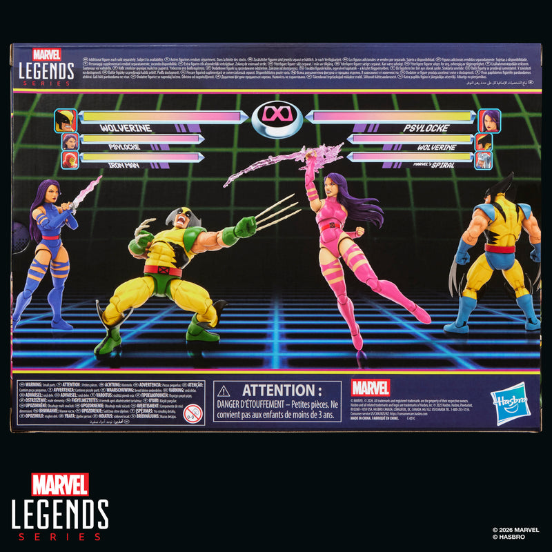 Marvel Legends Series Marvel Games Wolverine vs Psylocke (preorder Dec 2026)