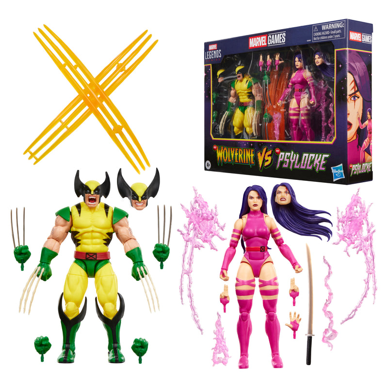 Marvel Legends Series Marvel Games Wolverine vs Psylocke (preorder Dec 2026)