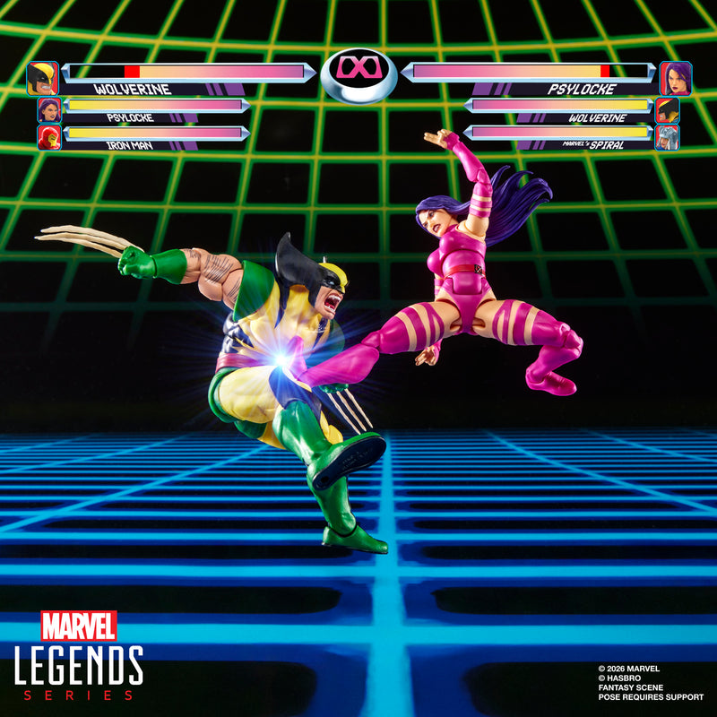 Marvel Legends Series Marvel Games Wolverine vs Psylocke (preorder Dec 2026)