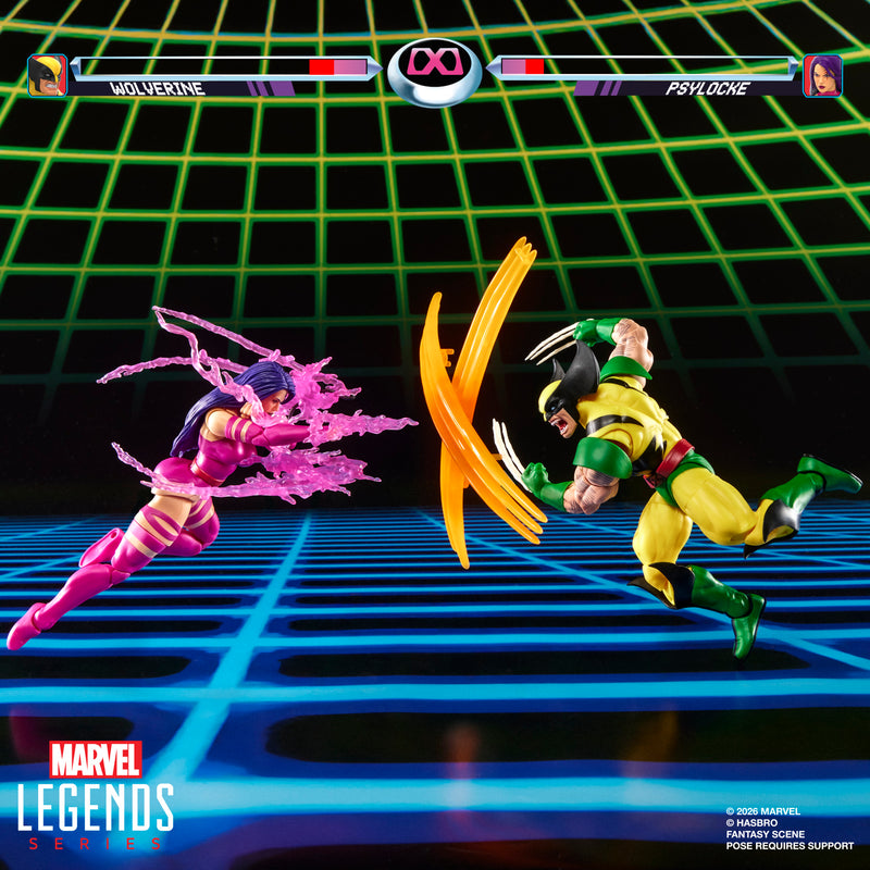 Marvel Legends Series Marvel Games Wolverine vs Psylocke (preorder Dec 2026)