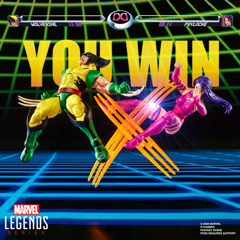 Marvel Legends Series Marvel Games Wolverine vs Psylocke (preorder Dec 2026)