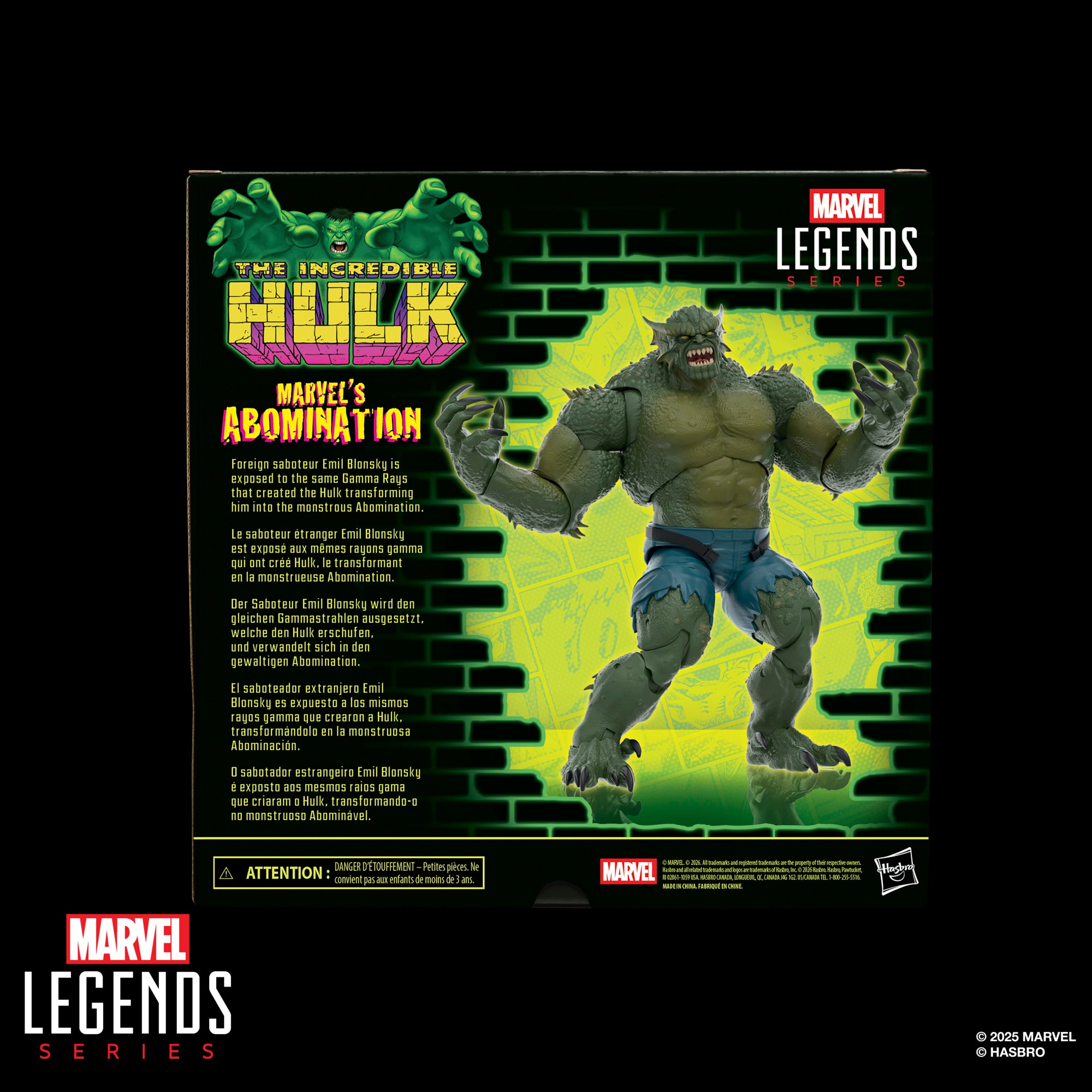 Marvel Legends Series Marvel's Abomination — Toy Snowman